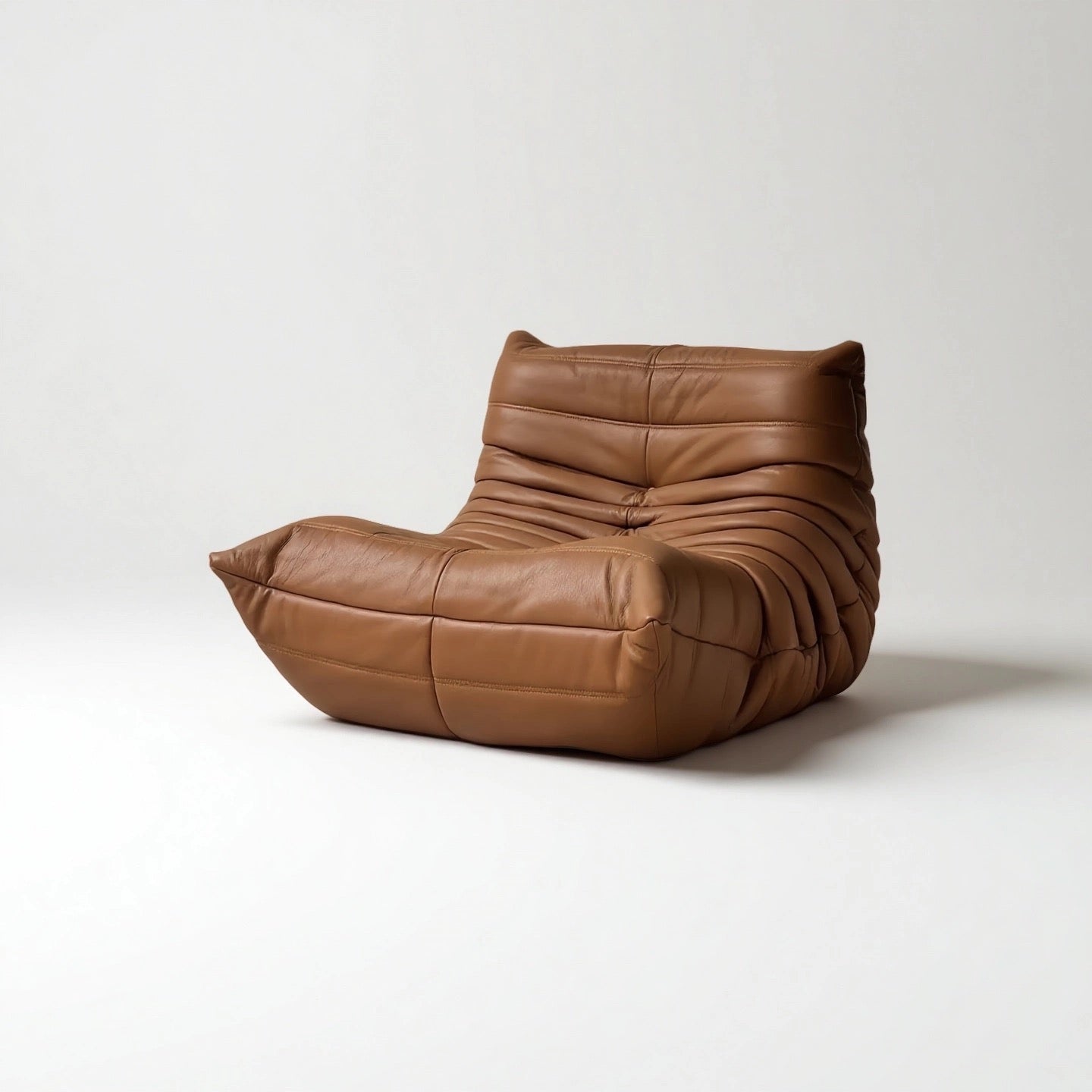 Wave Lounge Chair – Cozy Fabric Armless Seat in 9 Colors