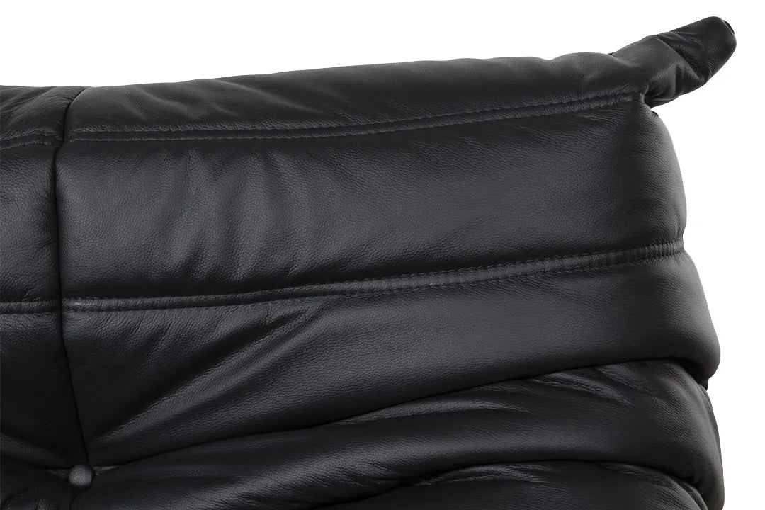 Wave Lounge Chair and Footstool Set – Cozy Upholstered 2-Piece