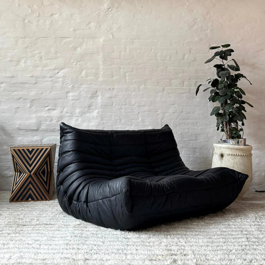 Modern Togo loveseat sofa with ergonomic design and premium upholstery, ideal caterpillar sofa for stylish two-seater lounge