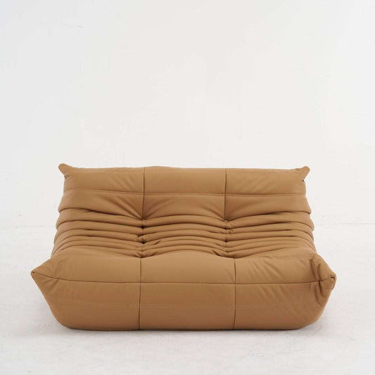 3 Seater Sofa in luxurious soft suede fabric with spacious seating and durable, easy-to-clean material