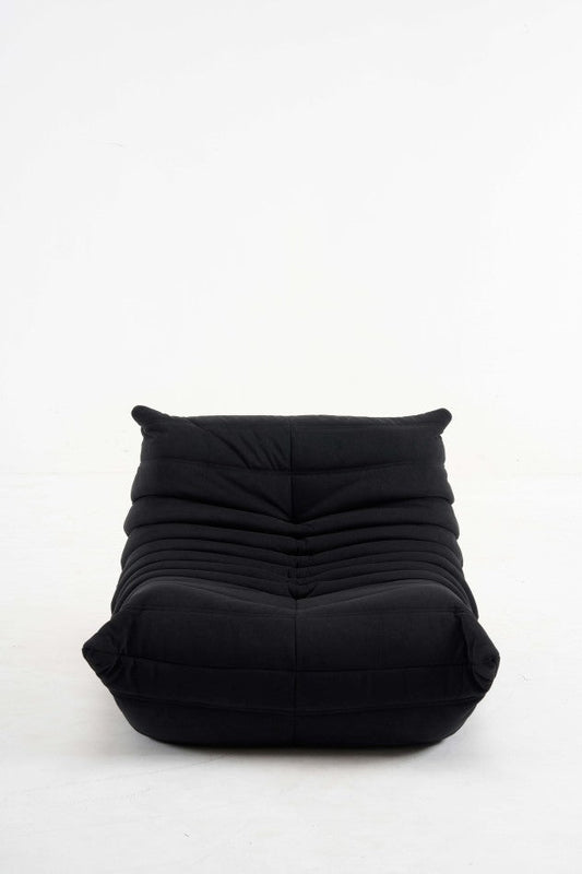 Caterpillar Sofa modern ergonomic low profile foam lounge chair and loveseat for living room